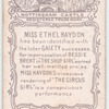 Ethel Haydon in 'The Circus Girl'.