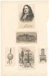 Wm. Penn ; The Laetitia cottage ; The Penn seal ; Penn relics ; Penn's chair.