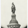 Bronze figure of freedom.