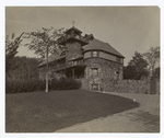 Lodge house and stable.