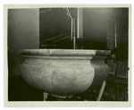 Baptismal font, Williamsburg, Va., from which Pocahontas was baptized.