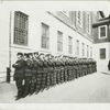 Line of prisoners at Sing Sing Prison.