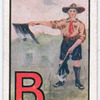 Morse and Semaphore Flag Signalling: B – • • • [recto only]