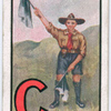 Morse and Semaphore Flag Signalling: C – • – • [recto only]