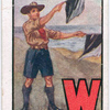 Morse and Semaphore Flag Signalling: W • – – [recto only]