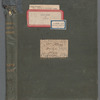 Buckram binding used as wrapper in Herschel family library
