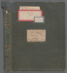Buckram binding used as wrapper in Herschel family library