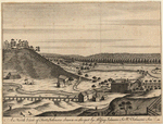 A north view of Fort Johnson drawn on the spot by Mr. Guy Johnson, Sir Wm. Johnson's son.