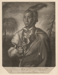Cunne Shote, the Indian chief, a great warrior of the Cherokee Nation.