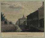 State-House with a view of Chestnut Street, Philadelphia.