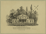 Belvoir, Albemarle County, Virginia, residence of United States Senator John Walker, 1790, destroyed by fire 1836.