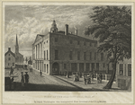 View of the old city hall, Wall St.