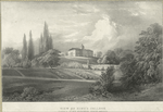 View of King's College, Province of New Brunswick, North America.
