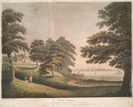 New York from Hobuck [sic] ferry house, New Jersey.