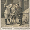 The eminent burghers Manheers Tenbroek and Hardenbroeck disputing about the plan of the city of New Amsterdam