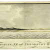 Appearance of the high lands of Agameticus, N.E. with Penobscot Hills, to the eastwards, at 3 to 4 leagues off shore.
