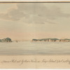 The Narrows, between Red and Yellow Hook, on Long Island & the east bluff of Staten Island, bearing S. b. W.