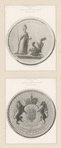 Great seal of the province of New York 1705 to 1710