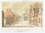A view of the federal hall of the city of New York as it appeared in the year 1797, with the adjacent buildings thereto
