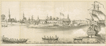 A view of Fort George with the city of New-York from the S.W. 1740