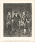 Baron de Kalb introducing Lafayette to Silas Deane
