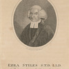 Ezra Stiles S.T.D., L.L.D. president of Yale College