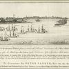 A NW view of Charlestown from on board the Bristol...the day before the attack upon Fort Sullivan.