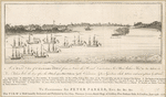 A NW view of Charlestown from on board the Bristol...the day before the attack upon Fort Sullivan.