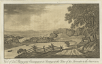 View of Genl. Burgoyne's encampment at Saratoga at the time of his surrender to the Americans.
