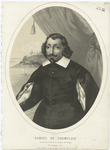 Samuel de Champlain, gouverneur général du Canada (nelle. France).