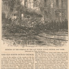 Burning of the Steeple of the Old North Dutch Church, New York