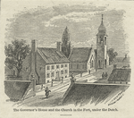 The Governor's House and the church in the fort under the Dutch