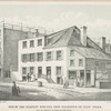 One of the oldest houses now standing in New York cor. of Cherry & Roosevelt Sts.