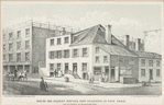 One of the oldest houses now standing in New York cor. of Cherry & Roosevelt Sts.