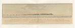 A view of the highland of Neversunk, N.W. by W....with the light house on Sandy Hook, N.W.