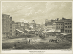 General view of Chatham St. 1858 looking down from Chatham Square