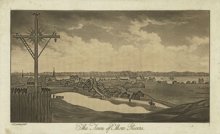The town of Three Rivers - NYPL Digital Collections