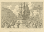 Parade in honor of the adoption of the Federal Constitution, 1788