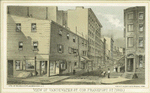 View of Vandewater St. cor. Frankfort St. (1863)