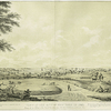 View of the City of New York in 1792 drawn by an officer of the French fleet driven into New York harbor by the British fleet