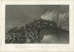 Destruction of the schooner Gaspé in the waters of Rhode Island 1772.