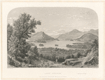 Lake George The Narrows with Black Mountain & Bolton and the Hummock in the foreground