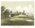 View of the house of Simon Aertsen de Hart still standing on Gowanes Bay in 1867