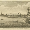South west view of Fort George with the city of New York