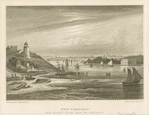 New York Bay from Staten Island near the lighthouse