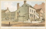 Old shanties cor. Ludlow & Delancey Sts. 1864