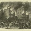 The riots in New York: destruction of the Coloured Orphan Asylum.