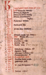 Opening page of calendar for the month of January; the red mark on the line for 25 January (i.e. the 7th day from the end) signals a bad luck day