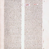 Opening of part two, with initial, placemarkers, book name and chapter number
