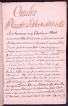 Note of content in modern hand